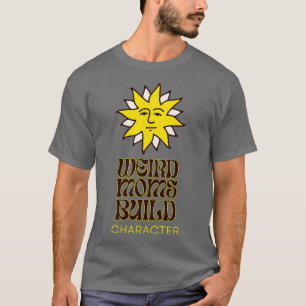 Camiseta Mães Build Character Groovy Vintage Design 2