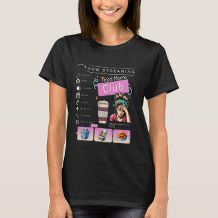 Camiseta Mães Cansadas Novo Dia de as mães-Pai Engraçado Ag