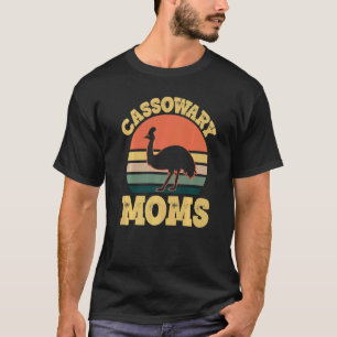 Camiseta Mães Cassowary Festa da Família Cassowary Cute