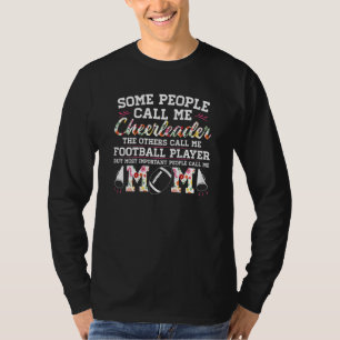 Camiseta Mães de Cheerleaderes Gráficas de Futebol