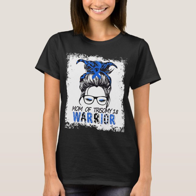 Camiseta Mães De Crianças Com Trisomia 18 Guerreiros (Frente)
