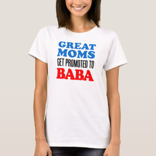 Camiseta Mães De Excelente Promovidas À Avó Ucraniana Ba