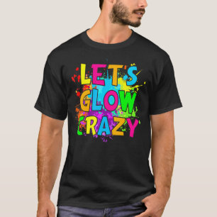 Camiseta Mães de Festa Néon de Festa de aniversário Brilhan