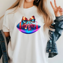 Camiseta Mães de futebol do Coquette Football Ball Turquois