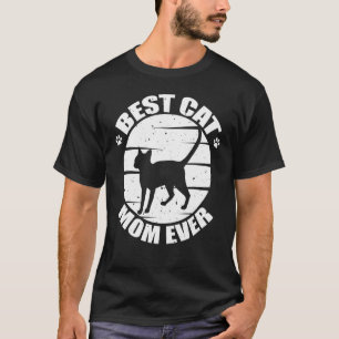 Camiseta Mães De Gato Bonitas A Melhor Gato Mãe A Melhor Ga