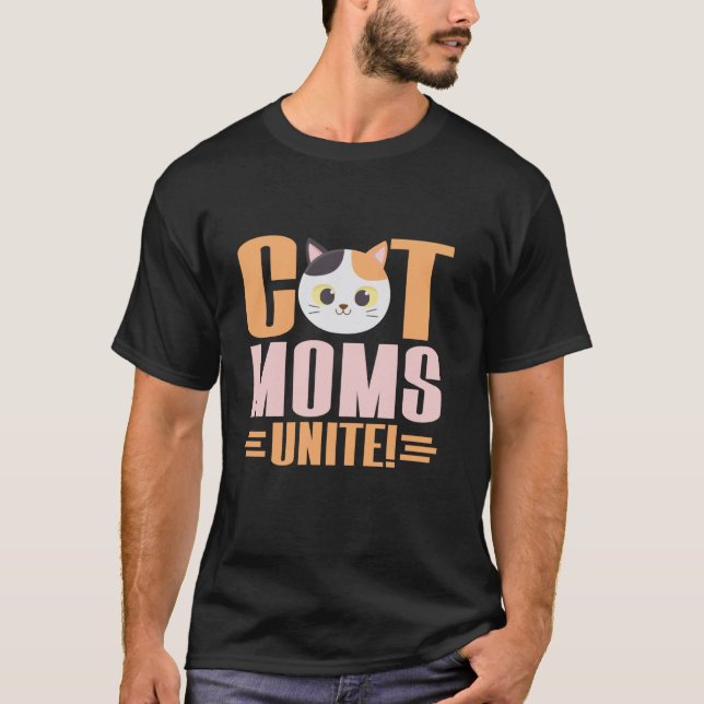 Camiseta Mães de Gatos Unem Mãe de Gato (Frente)