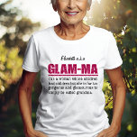 Camiseta Mães De Glama Cinza Quente<br><div class="desc">Placa de Mãe Glitter Rosa Quente Falso - Para alguns de nós, ser sempre glamouroso e fabuloso vem muito naturalmente. Mostre a sua diva interna e a sua atitude suave com esta placa de Mãe Glam-cintilante cintilante cintilante. Com a sua definição: "As mães-de-vidro são uma mulher cujos filhos tiveram filhos,...</div>