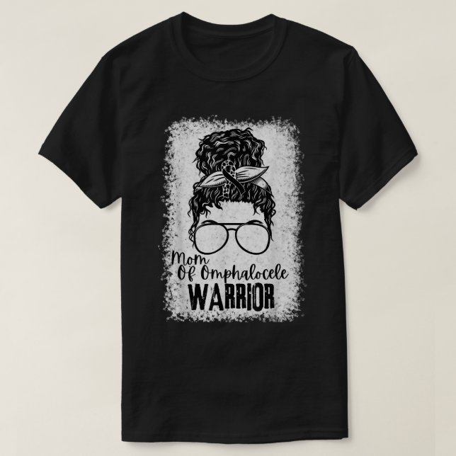 Camiseta Mães De Omphalocele Warrior Awarness Omphaloce (Frente do Design)
