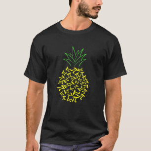 Camiseta Mães de Símbolos Pi Day Pineapple Math Lover Profe