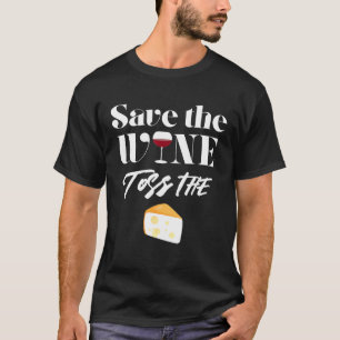 Camiseta Mães de vinho de queijo
