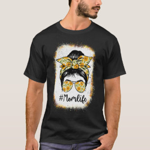 Camiseta Mães Dias de as mães do Sunflower do Sol Mensageir