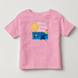Camiseta Mães Diving Buddy Design - Toddler Fine Jersey T-S