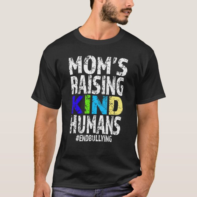 Camiseta Mães do Dia da Unidade Levantando Humanos Gentes A (Frente)