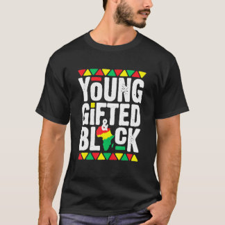 Camiseta Mães do Mês do Orgulho Africano Jovem Negro Dashik