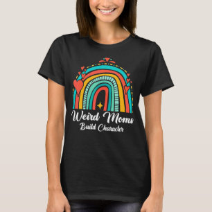 Camiseta Mães Estranhas Construindo Personagem Arco-Íris Mã