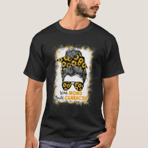 Camiseta Mães Estranhas de Girassol Caráter de Montagem Lev