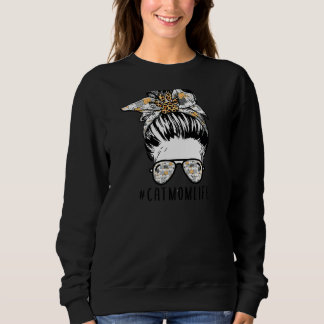 Camiseta Mães Gato Mãe Vida Mensagem Impressão Cat