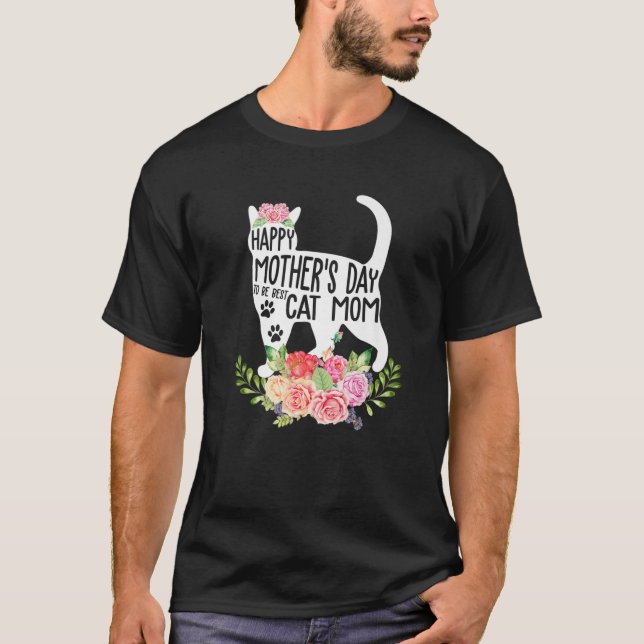 Camiseta Mães Gatos Mãe Dão Uma Páscoa De Ovos Coelhinhos S (Frente)