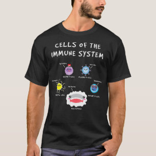 Camiseta Mães Imunologia Células-Pão Do Sistema Imunológico