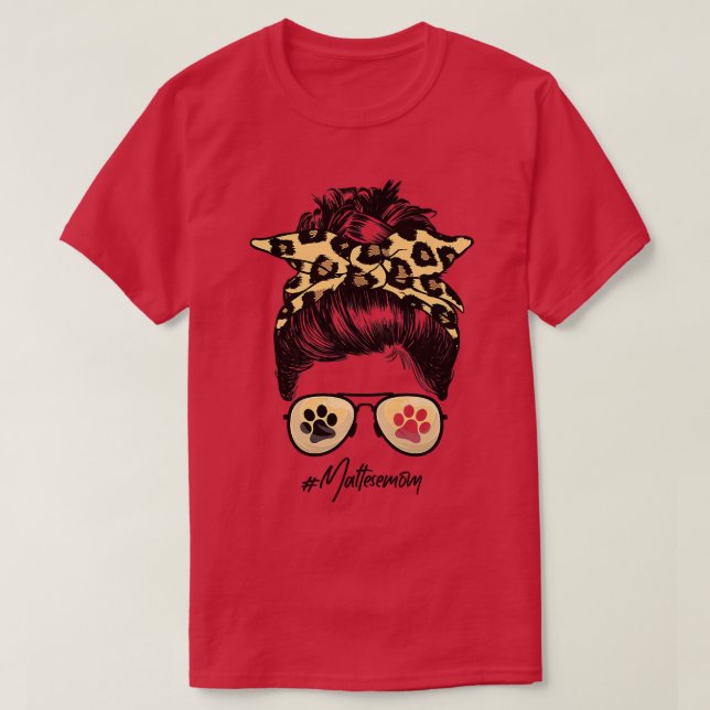 Camiseta Mães Malteses Mamãe Pão Mensageiro Pão Pão Pau Pau (Frente do Design)