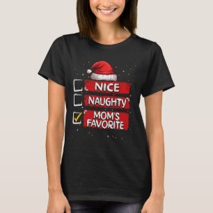 Camiseta Mães Maravilhas, Papais noeis de Lista de Natal Fa