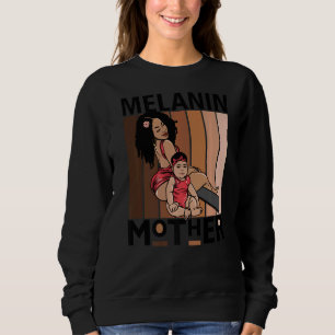 Camiseta Mães Melanina Meninas de Pele Morena Mãe Menina Ne