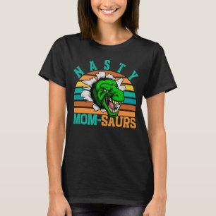 CAMISETA MÃES NASTAS - DIA DE AS MÃES T-REX DINO MOM