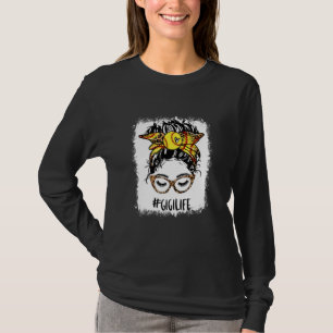 Camiseta Mães no Dia do Jogo do Softball Gigi Mensageiro