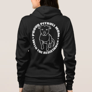 Camiseta Mães orgulhosas de Pitbull com a resistência