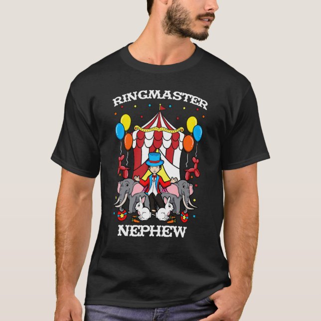 Camiseta Mães Ringmaster de Funcionarios de Evento de Circo (Frente)