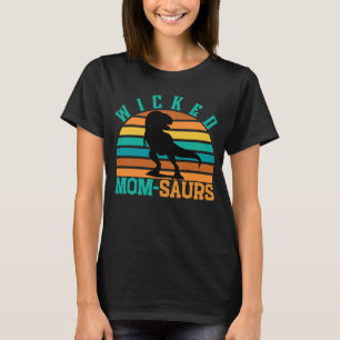 CAMISETA MÃES-SAURS ESPERADAS - DIA DE AS MÃES T-REX DIN