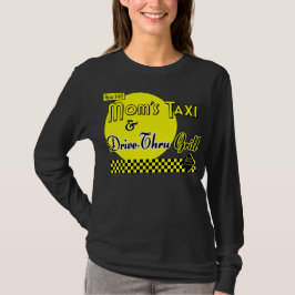 Camiseta Mães Taxi & Drive-Thru Retro Say