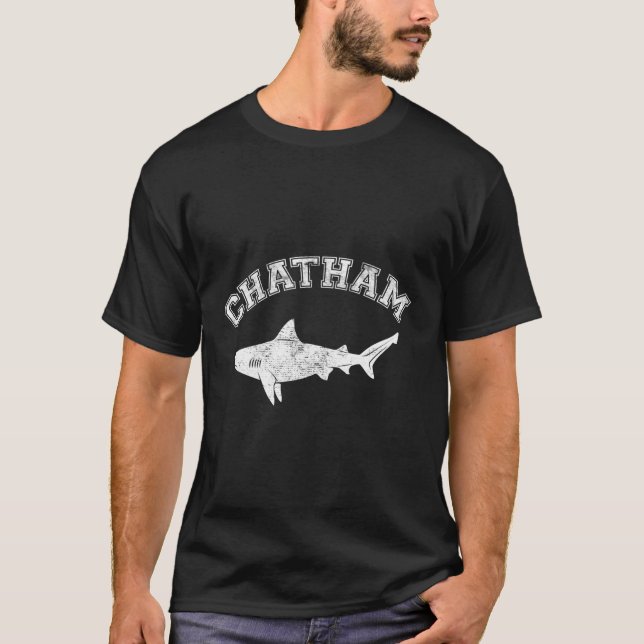 Camiseta Mães White Shark do Excelente Cham Mãe Massachuset (Frente)