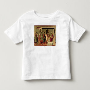 Camiseta Maesta: Jesus antes de Herod, 1308-11