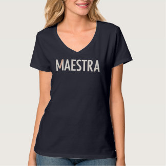 Camiseta Maestra V-Neck