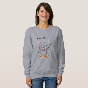 Camiseta Maestro da Orquestra de Gatos Fofos Moda Feminina