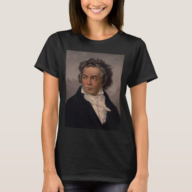 Camiseta Maestro Ludwig Beethoven Sinfonia Music Composer (Frente)