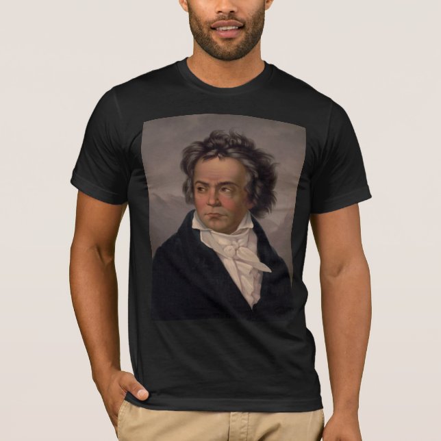 Camiseta Maestro Ludwig Beethoven Sinfonia Music Composer (Frente)
