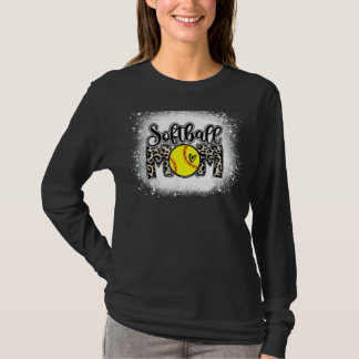 Camiseta Mãezinha Mãezinha Leopardo Impressão Sangrada