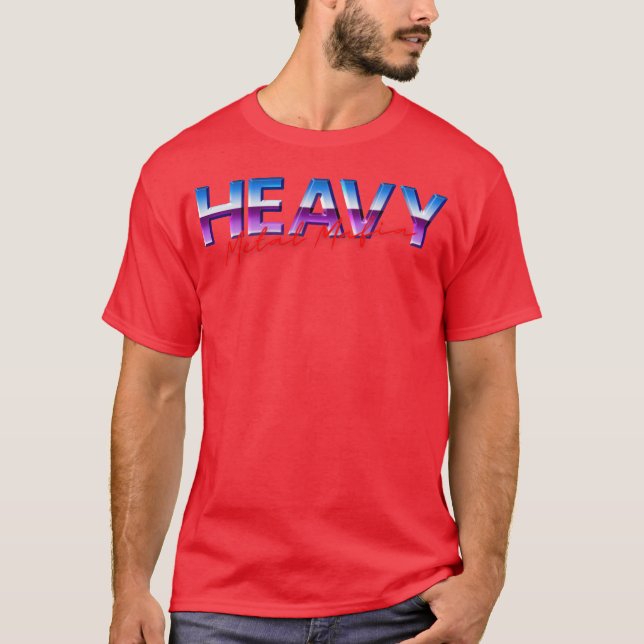 Camiseta Máfia do Heavy Metal vintage (Frente)