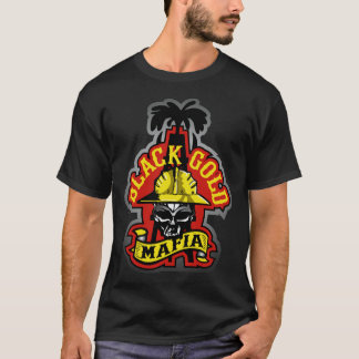 Camiseta MÁFIA DO OURO NEGRO projetado por earl ferguson