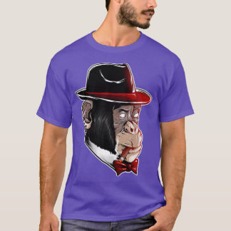 Camiseta Mafia Estilo Macaco Primato Gangster Macaco