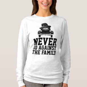 Camiseta MAFIA T-Shirts, NUNCA VÃO CONTRA A FAMÍLIA