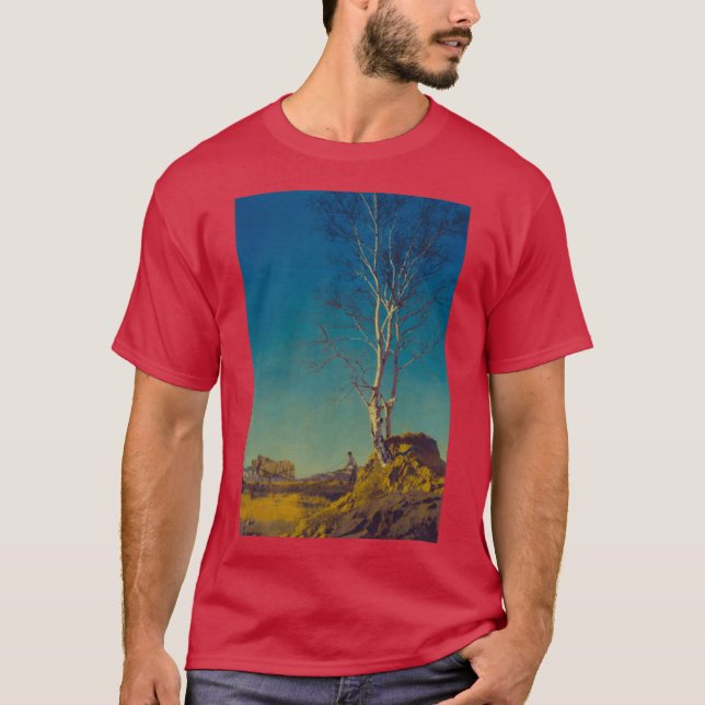 Camiseta mafield parrish art nouveau retro (Frente)