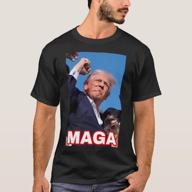 Camiseta Maga 2024 Trump (Frente)
