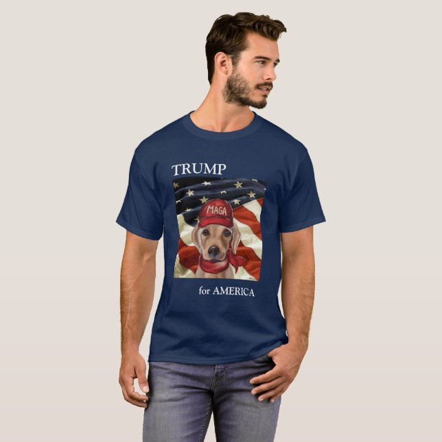 CAMISETA MAGA LABRADOR RETRIEVER  (Frente Completa)