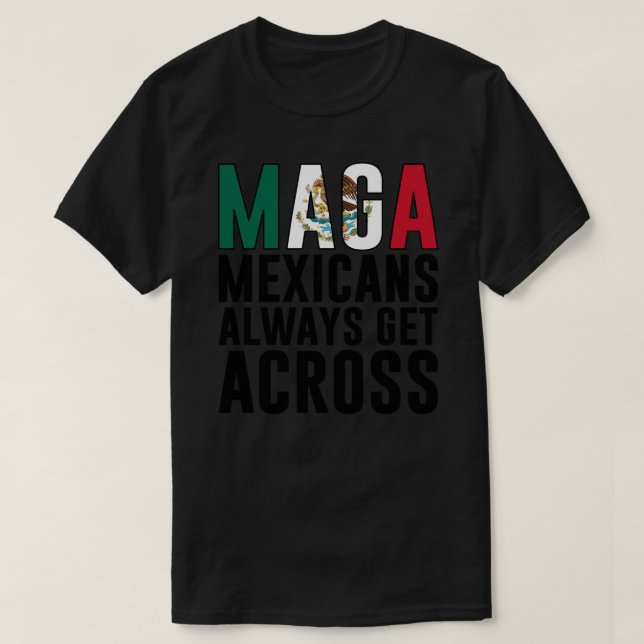 Camiseta Maga Mexicanos Sempre Passa Pela Vara (Frente do Design)