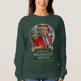 Camiseta MAGA Papais noeis de Natal Globe Mulheres