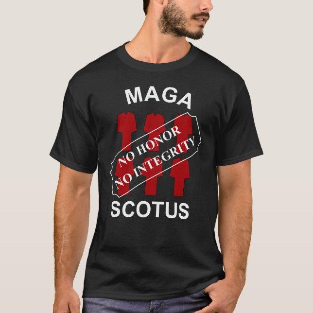 Camiseta MAGA SCOTUS em Texto Branco (Frente)