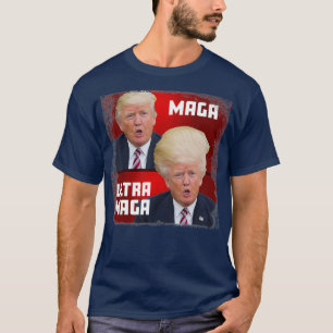 Camiseta MAGA Ultra MAGA Engraçado Trump